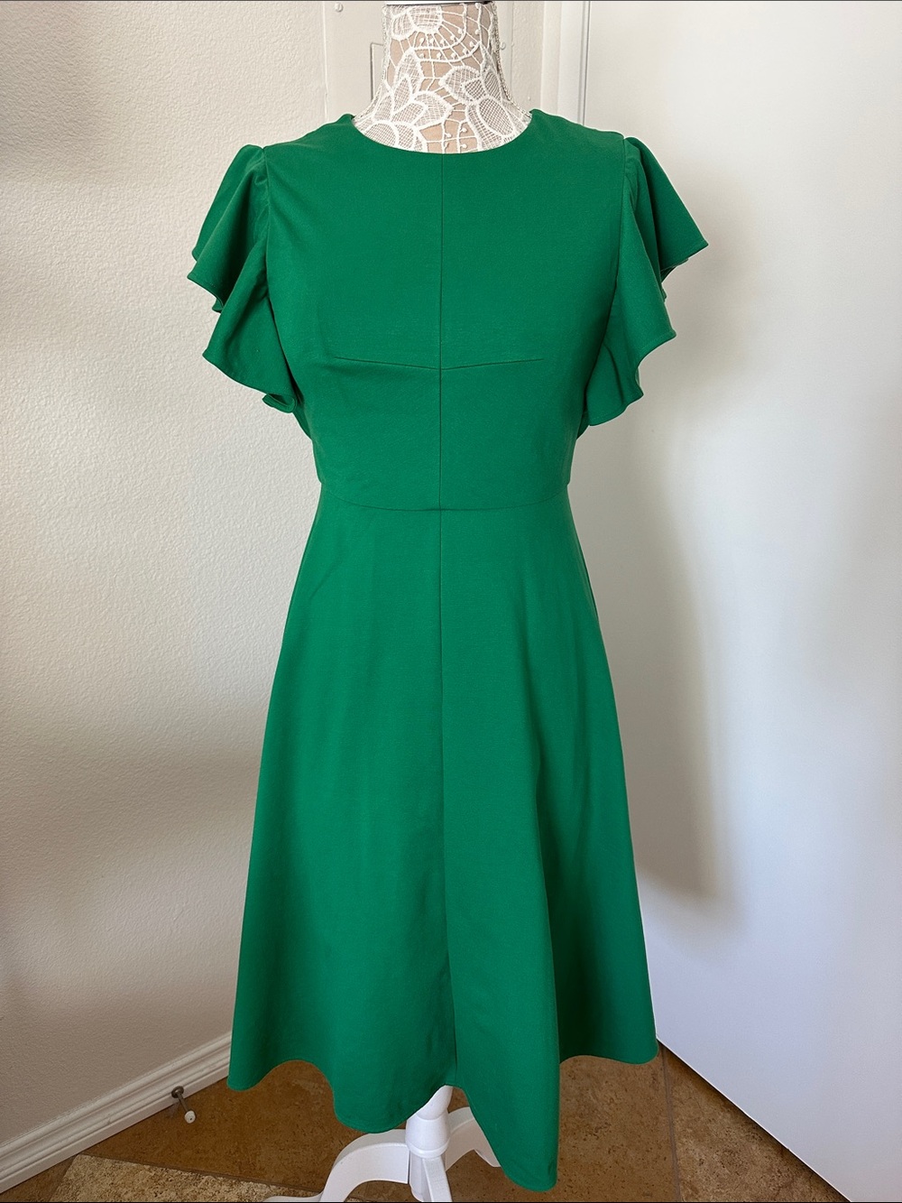 Kate Spade Ponte Flutter-Sleeve Dress Size 4